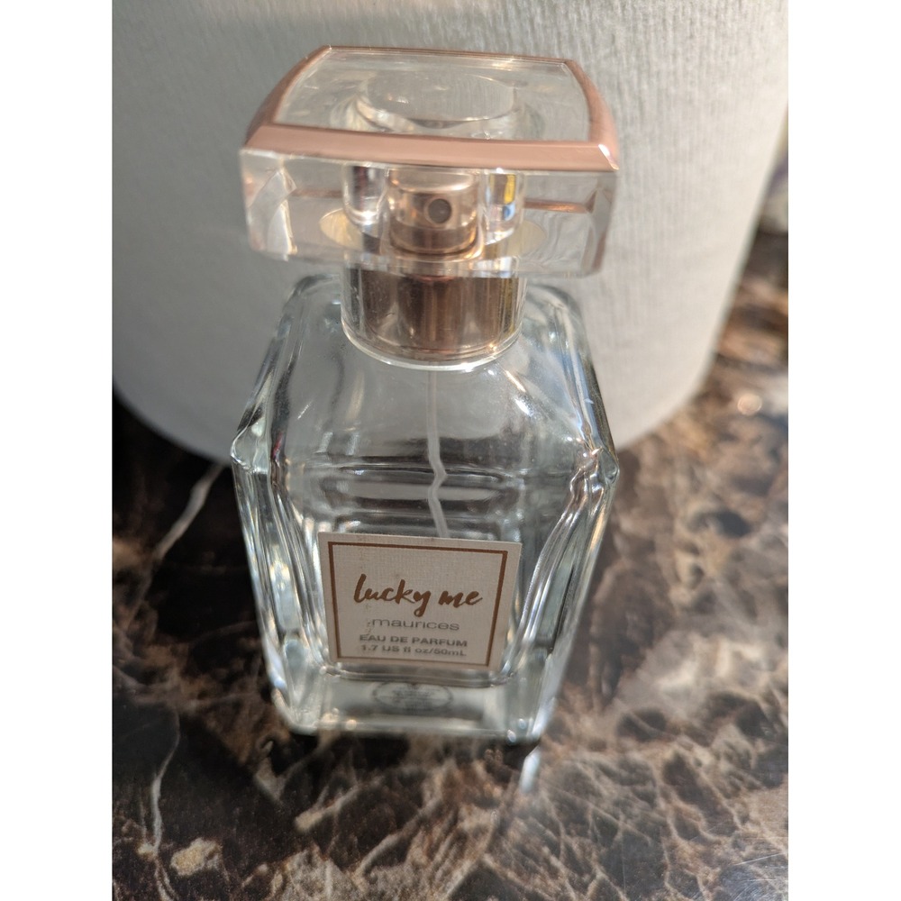 Maurices Lucky Me Eau de Empty Perfume Bottle 1.7 oz 50ml Refillable Glass
